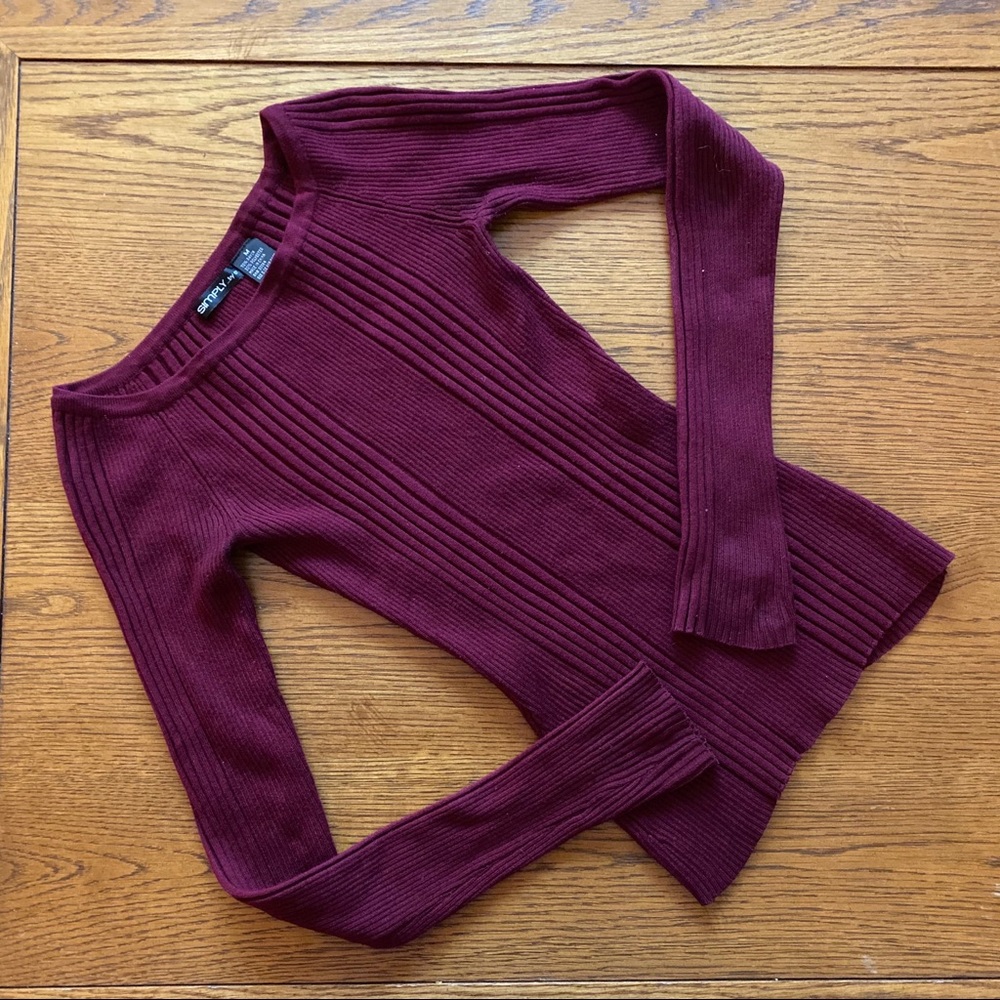 Ribbed Knit Sweater